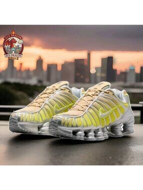 Nike Shox TL Fade Gold Silver Volt Shoes IH1336-700 - Women's Size 7